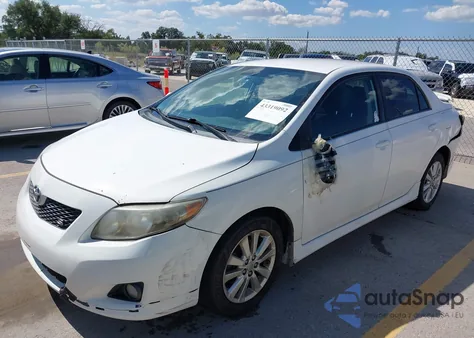 2010 Toyota Corolla S из США, поврежденный, VIN 2T1BU4EE8AC496150